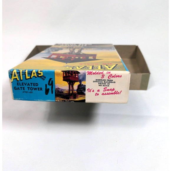 Vintage Atlas HO Scale #701 Elevated Gate Tower New In Box - Picture 5 of 7